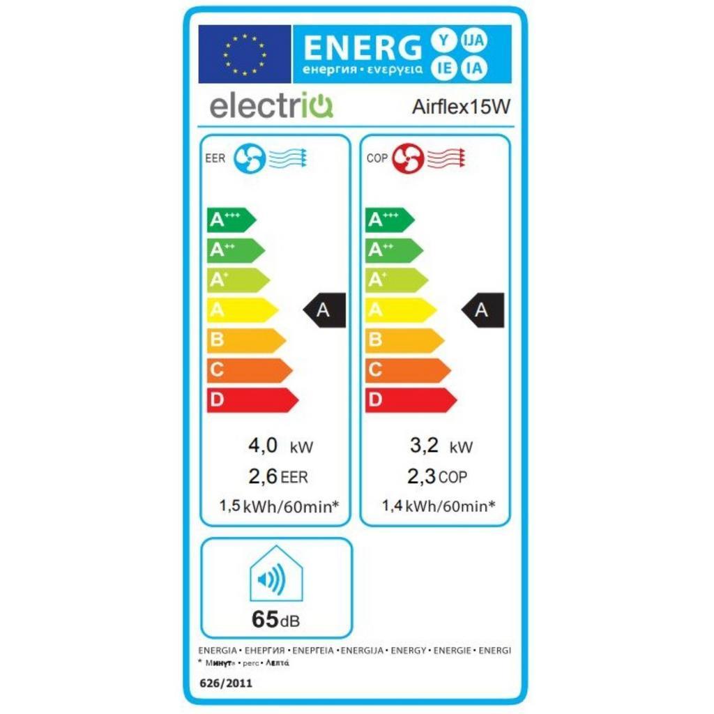 ElectriQ AirFlex 14000BTU 4kW draagbare airco WIFI tot 38m² ElectriQ AirFlex 14000BTU 4kW draagbare airco WIFI tot 38m²