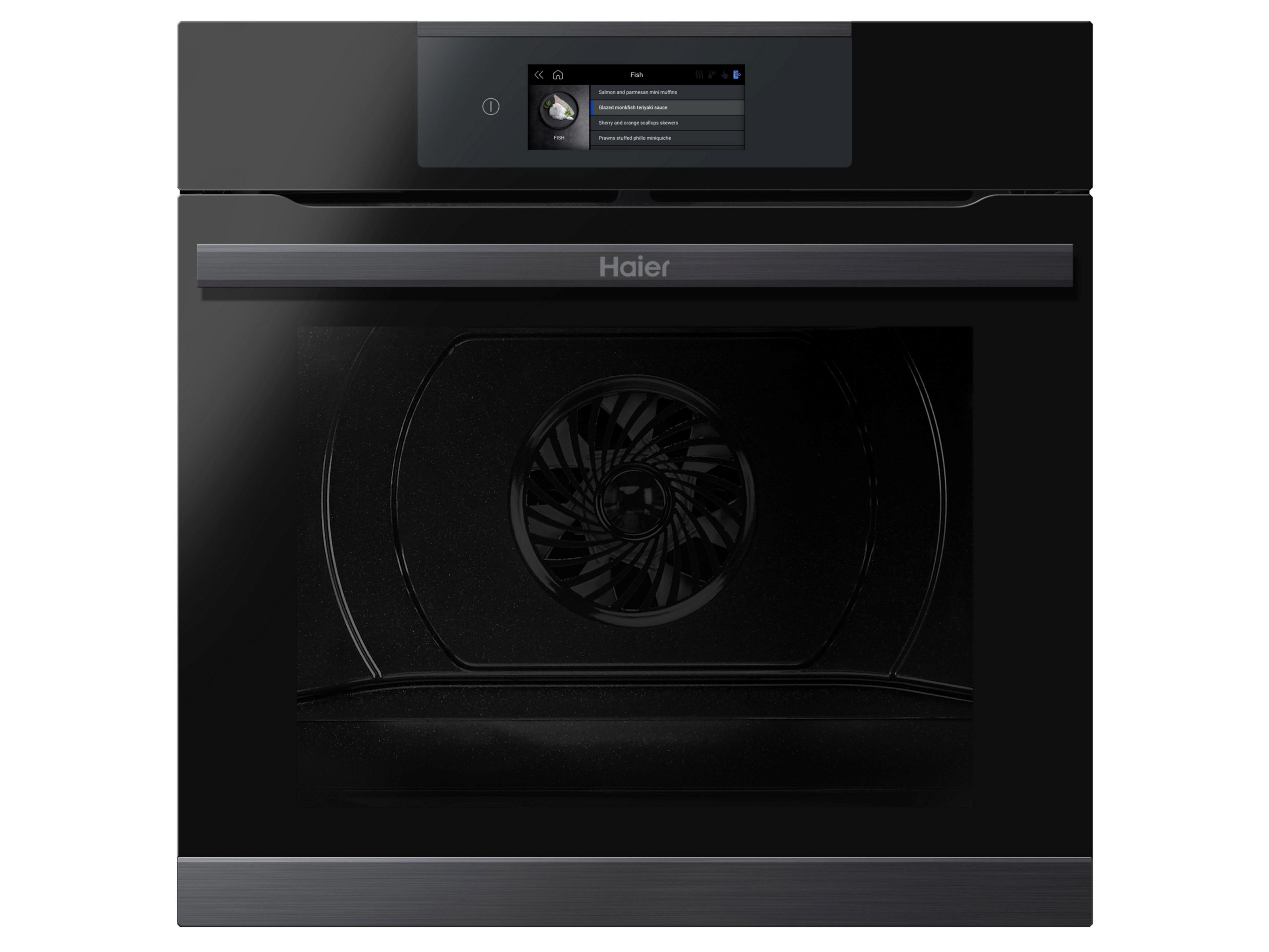 Haier HWO60SM5T5BH Inbouw Oven 59,5 cm - Zwart RVS Haier HWO60SM5T5BH Inbouw Oven 59,5 cm - Zwart RVS