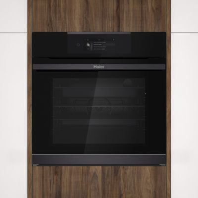 Haier HWO60SM5T5BH Inbouw Oven 59,5 cm - Zwart RVS HWO60SM5T5BH