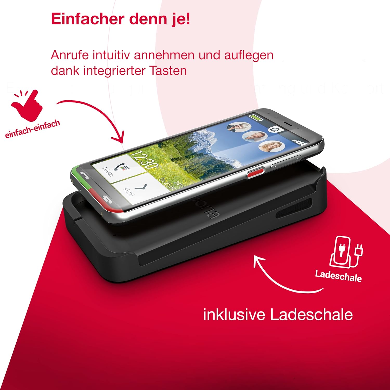 Emporia SUPEREASY Dual-SIM senioren smartphone 32 GB Emporia SUPEREASY Dual-SIM senioren smartphone 32 GB