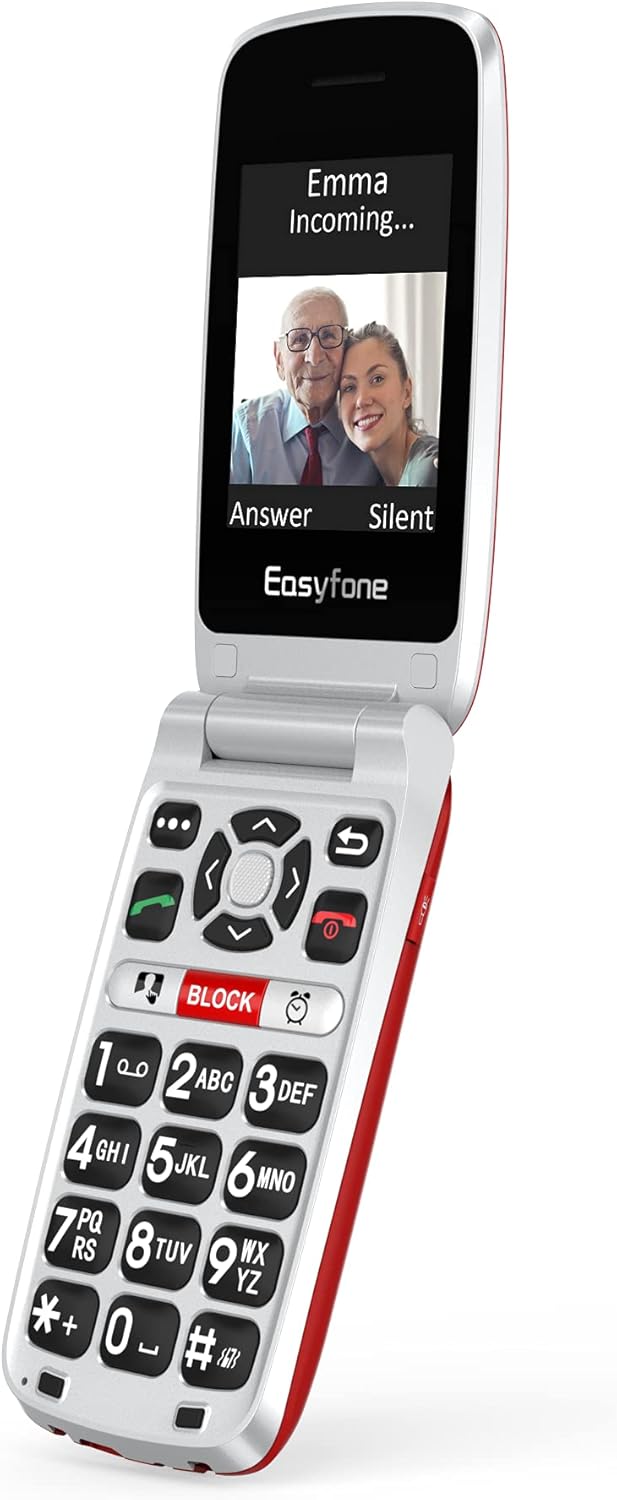 EasyFone Prime-A1 Pro 4G Telefoon - Rood EasyFone Prime-A1 Pro 4G Telefoon - Rood