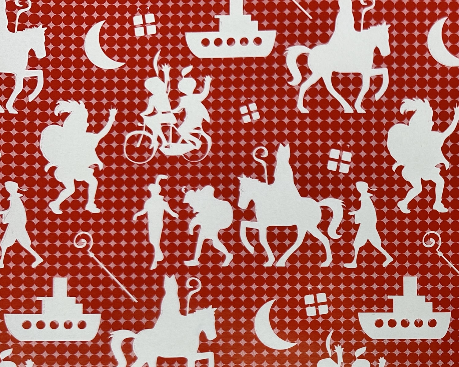 Sinterklaas Inpakpapier / Kadopapier 300 x 70 cm - 30 rollen Sinterklaas Inpakpapier / Kadopapier 300 x 70 cm - 30 rollen