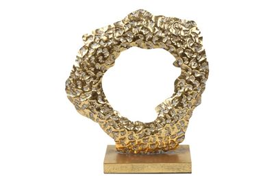 Ornament Pola op voet - Goud - 41 x 13 x 45,5 cm 1091738