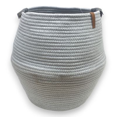 Opbergmand van katoen - Grijs - 40 x 39 cm 1091364