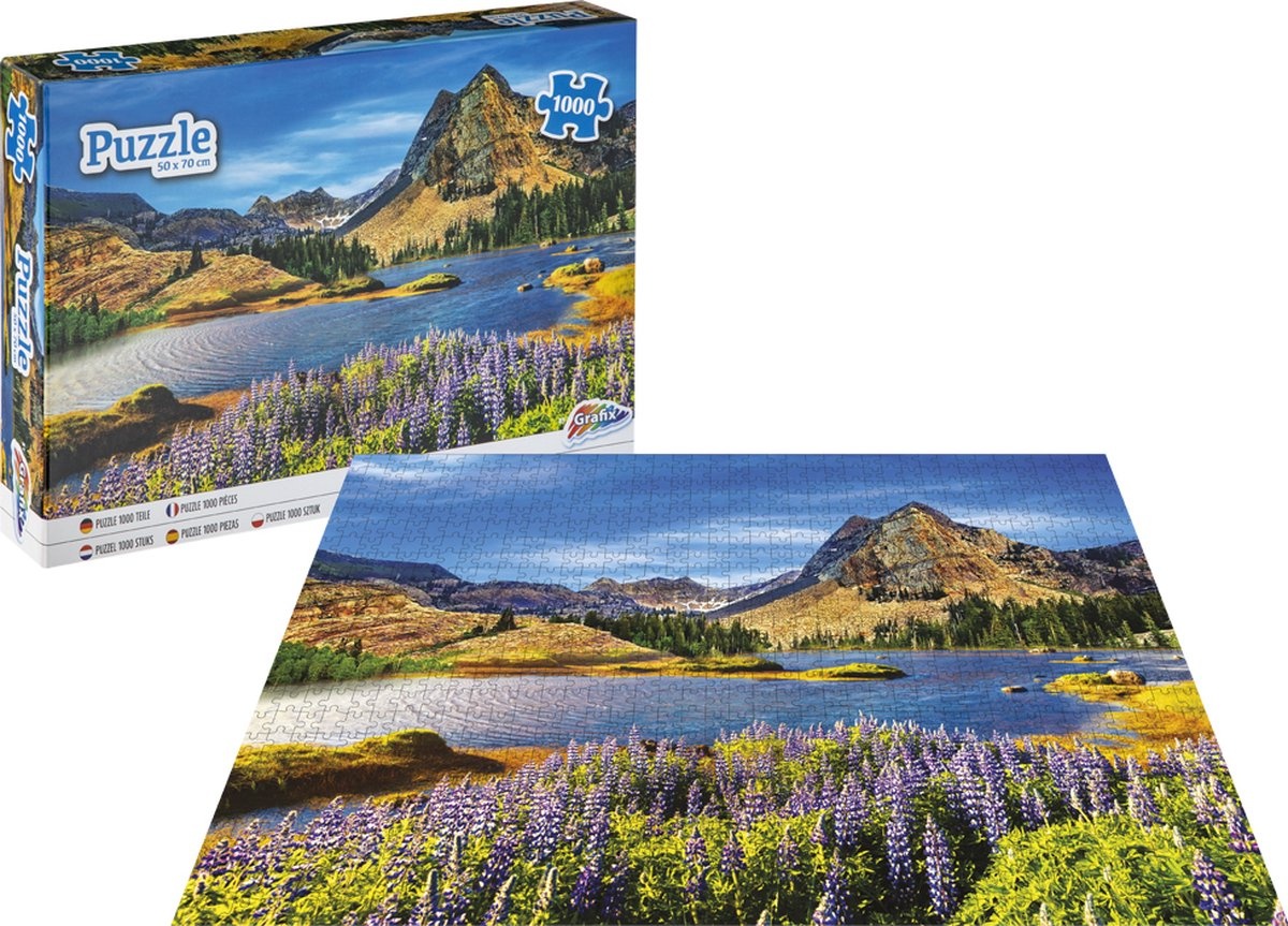 Puzzel Lakeview 50 x 70 cm - 1000 stukjes Puzzel Lakeview 50 x 70 cm - 1000 stukjes