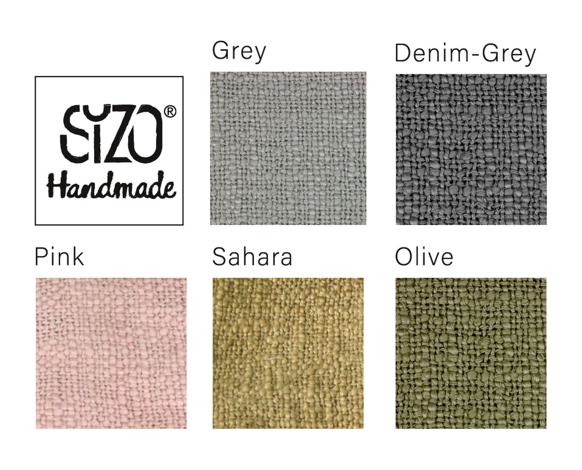 Sizo Handmade Plaid 130 x 170 cm - Grey Sizo Handmade Plaid 130 x 170 cm - Grey