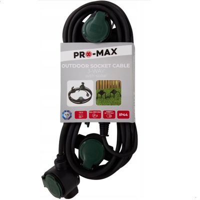 PRO-MAX Tuinverlengkabel 7,5 meter - 3500 W 1091252