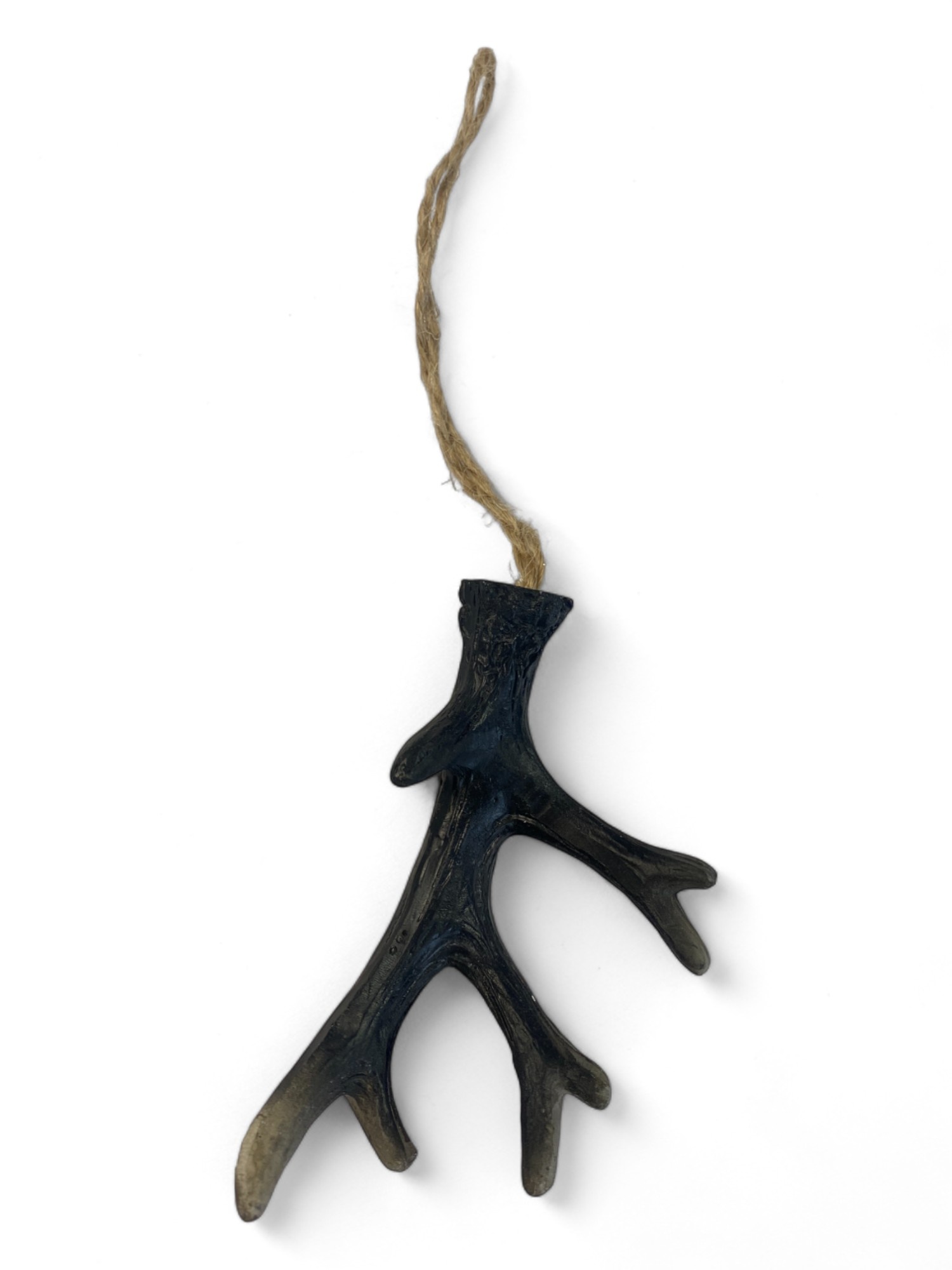 Decoratieve Hanger Gewei - Zwart - 9 cm Decoratieve Hanger Gewei - Zwart - 9 cm