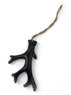 Decoratieve Hanger Gewei - Zwart - 9 cm 1090265