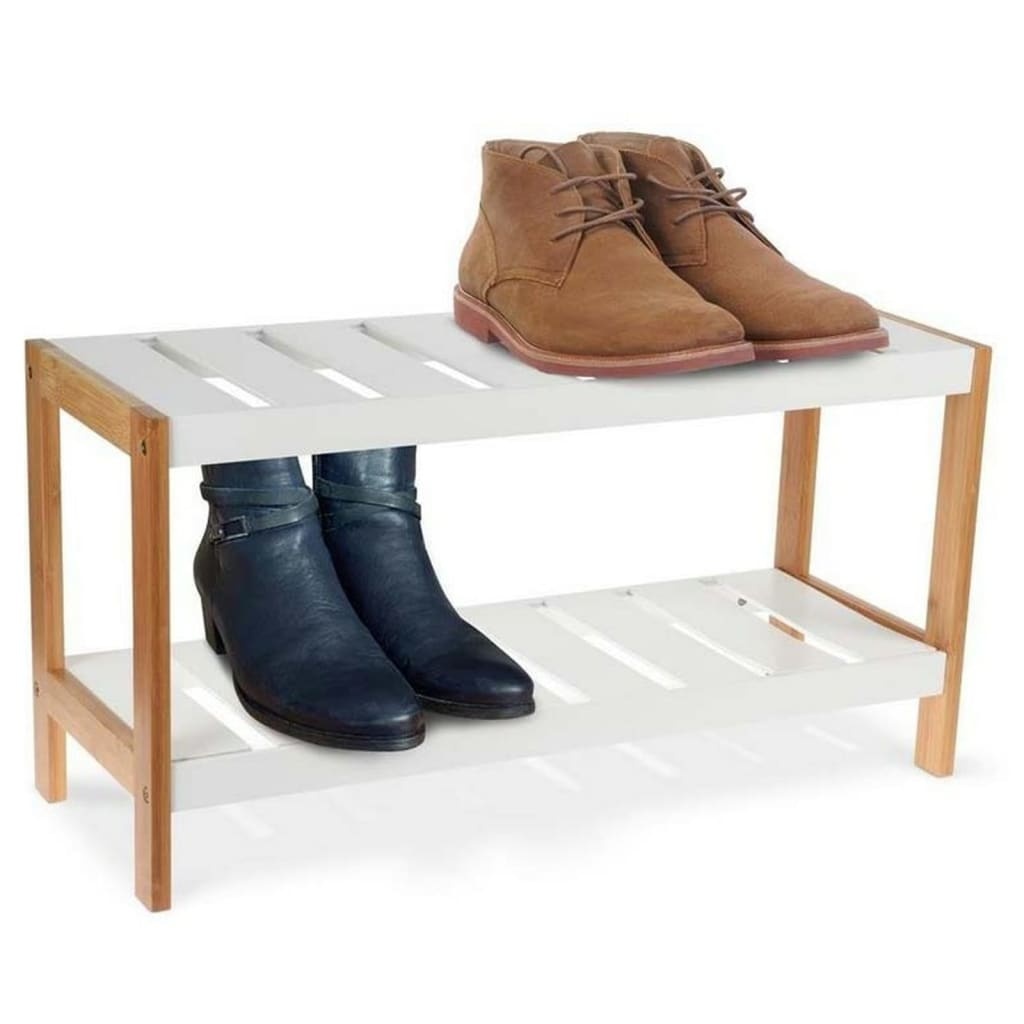 Schoenenrek Bamboe 2-laags 70 x 26 x 36 cm Schoenenrek Bamboe 2-laags 70 x 26 x 36 cm