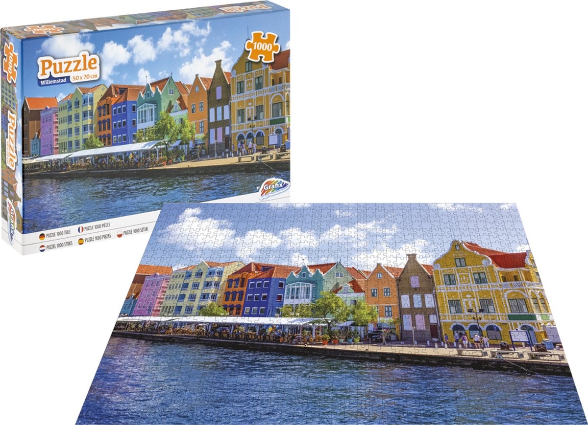 Puzzel Willemstad 50 x 70 cm - 1000 stukjes Puzzel Willemstad 50 x 70 cm - 1000 stukjes