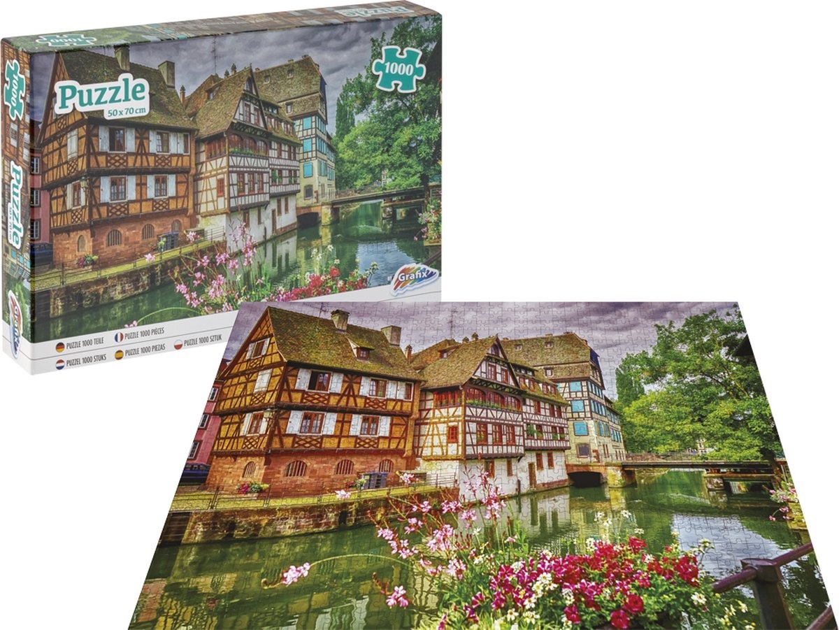 Puzzel Cottage 50 x 70 cm - 1000 stukjes Puzzel Cottage 50 x 70 cm - 1000 stukjes