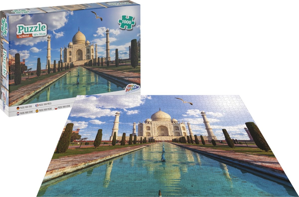 Puzzel Taj Mahal 50 x 70 cm - 1000 stukjes