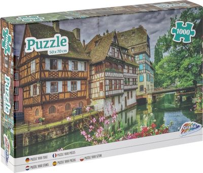 Puzzel Cottage 50 x 70 cm - 1000 stukjes 1090284