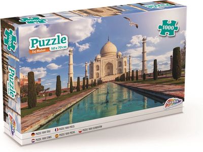 Puzzel Taj Mahal 50 x 70 cm - 1000 stukjes 1090285