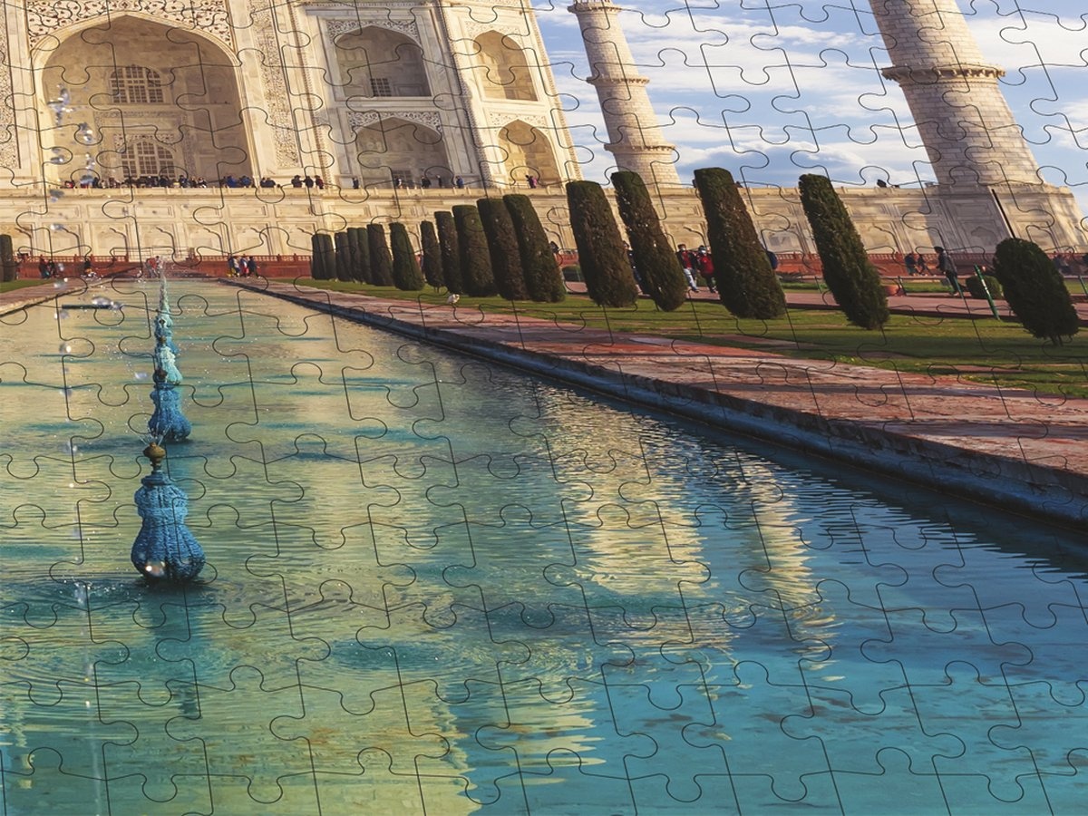 Puzzel Taj Mahal 50 x 70 cm - 1000 stukjes