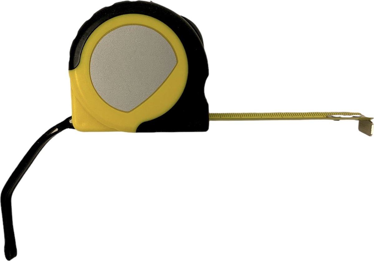 Rolmaat 2 meter Geel/Zwart Rolmaat 2 meter Geel/Zwart