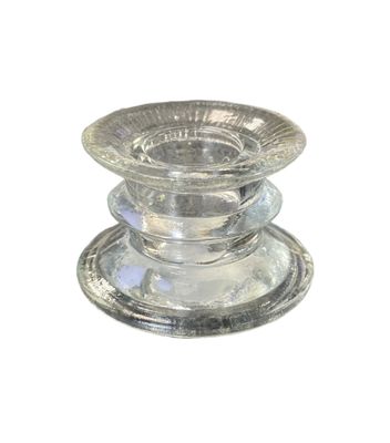 Glazen Kandelaar voor dinerkaars 5,5 cm 1088971