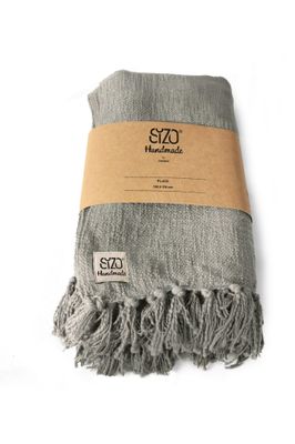 Sizo Handmade Plaid 130 x 170 cm - Grey 1089591