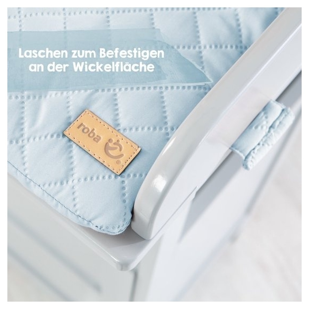 Roba Aankleedkussen Jongens 85 X 75 cm Polyester Blauw Roba Aankleedkussen Jongens 85 X 75 cm Polyester Blauw