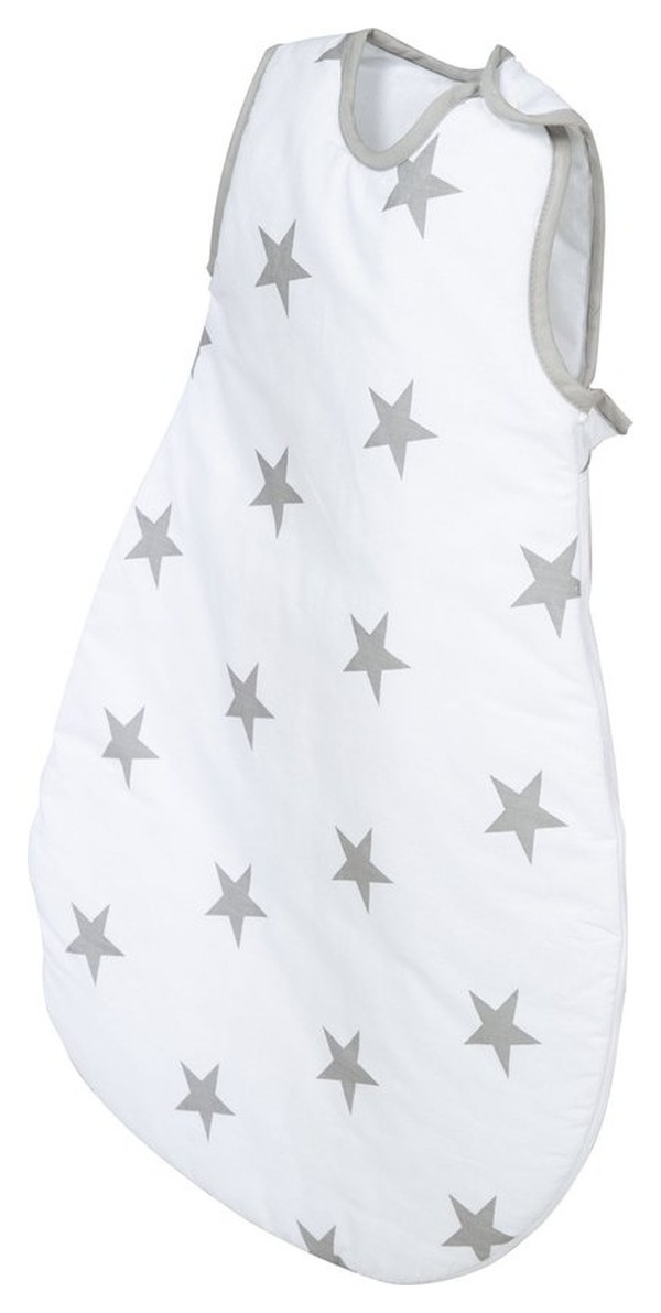 Roba Slaapzak Little Stars Junior 70 cm Katoen Wit Maat 62/68 Roba Slaapzak Little Stars Junior 70 cm Katoen Wit Maat 62/68