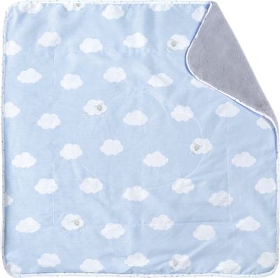 Roba Deken Small Cloud 80 X 80 cm Katoen Blauw --09248