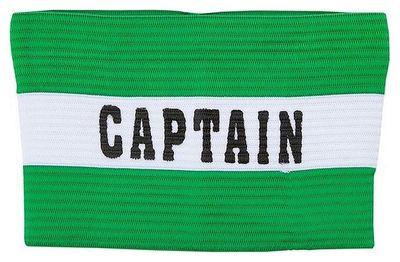 Aanvoerdersband Captain Groen/Wit Senior 1084926