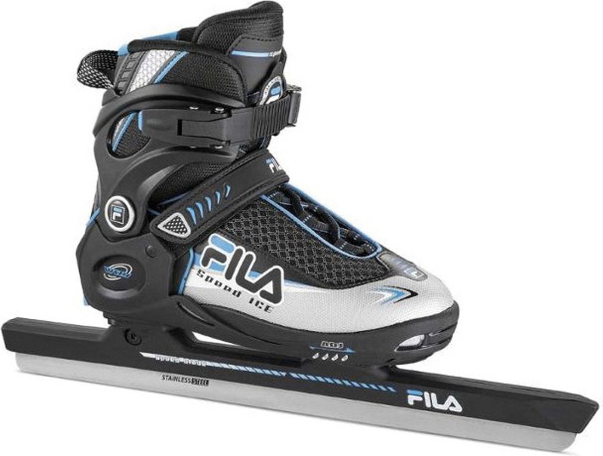 Norenschaats Fila Wizy Ice Speed - Verstelbaar 38-41 - Zwart/Blauw Norenschaats Fila Wizy Ice Speed - Verstelbaar 38-41 - Zwart/Blauw