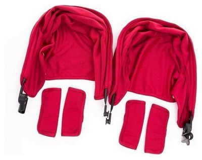 Baby Monsters Zonnekap Kinderwagen Easy Twin Color Pack - Bordeaux --69355