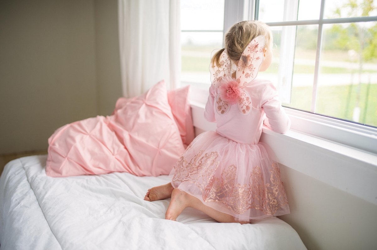 Great Pretenders Roos Gouden Tutu met vleugels 4-6 jaar Great Pretenders Roos Gouden Tutu met vleugels 4-6 jaar