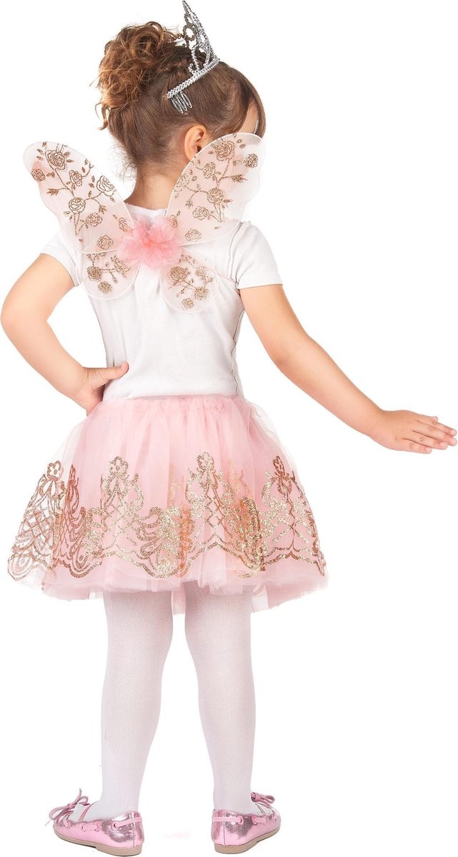 Great Pretenders Roos Gouden Tutu met vleugels 4-6 jaar Great Pretenders Roos Gouden Tutu met vleugels 4-6 jaar
