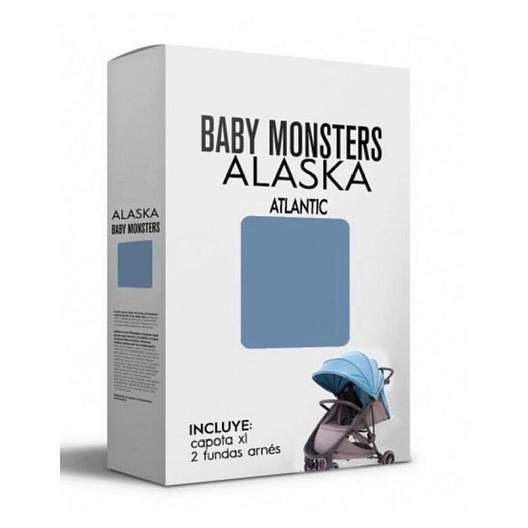 Baby Monsters Zonnekap Kinderwagen Alaska Color Pack - Blauw Baby Monsters Zonnekap Kinderwagen Alaska Color Pack - Blauw