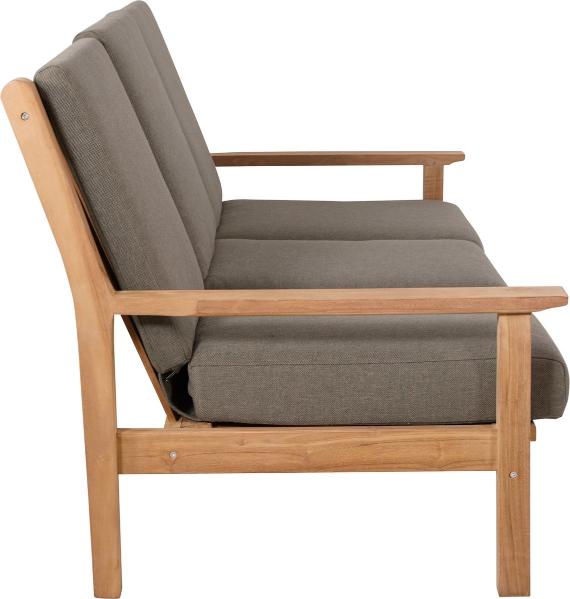 Loungebank teak 180 cm incl. kussen Lesli LivingLesli Living Loungebank teak 180 cm incl. kussen Lesli LivingLesli Living