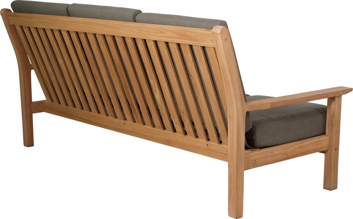Loungebank teak 180 cm incl. kussen Lesli LivingLesli Living Loungebank teak 180 cm incl. kussen Lesli LivingLesli Living