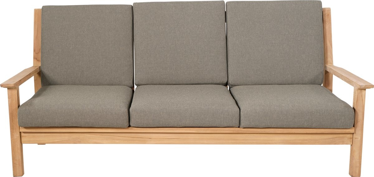 Loungebank teak 180 cm incl. kussen Lesli LivingLesli Living Loungebank teak 180 cm incl. kussen Lesli LivingLesli Living