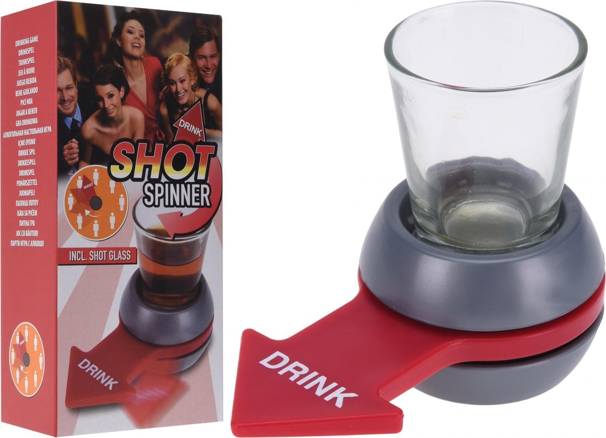 Free And Easy Drankspel Shot Spinner 10 cm Rood - Cadeau Tip! Free And Easy Drankspel Shot Spinner 10 cm Rood - Cadeau Tip!
