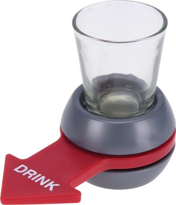 Free And Easy Drankspel Shot Spinner 10 cm Rood - Cadeau Tip! 1083066