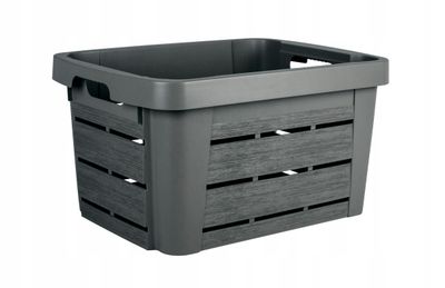 Opbergbox Antraciet 30 liter - 46 x 34 x 25 cm 1080232
