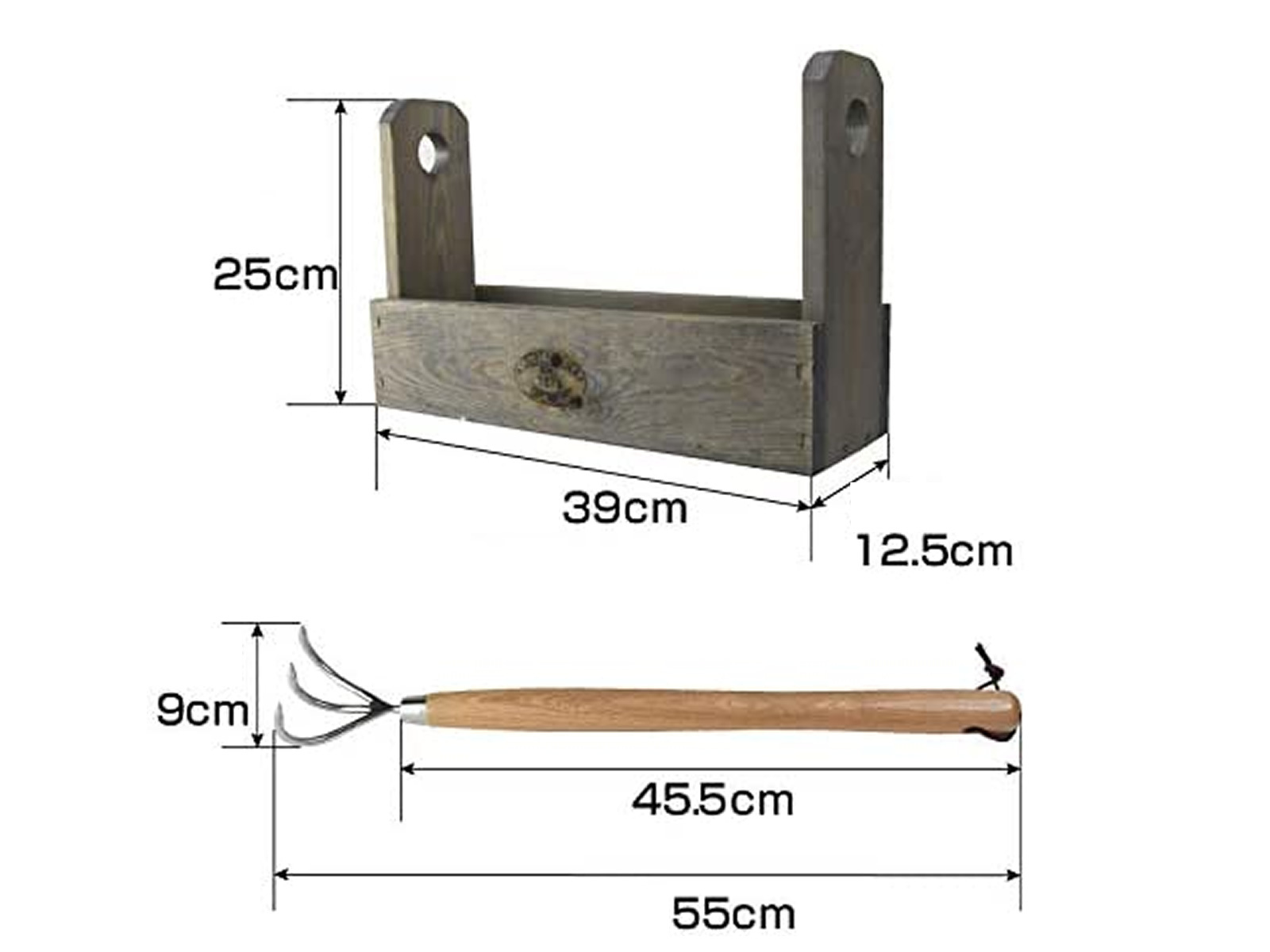 Esschert Design Houten Gereedschapskist 39 x 12,5 x 25 cm Esschert Design Houten Gereedschapskist 39 x 12,5 x 25 cm