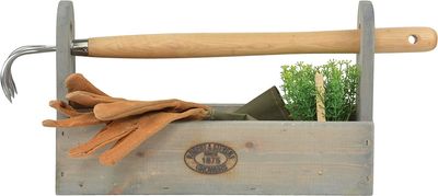 Esschert Design Houten Gereedschapskist 39 x 12,5 x 25 cm 1083433