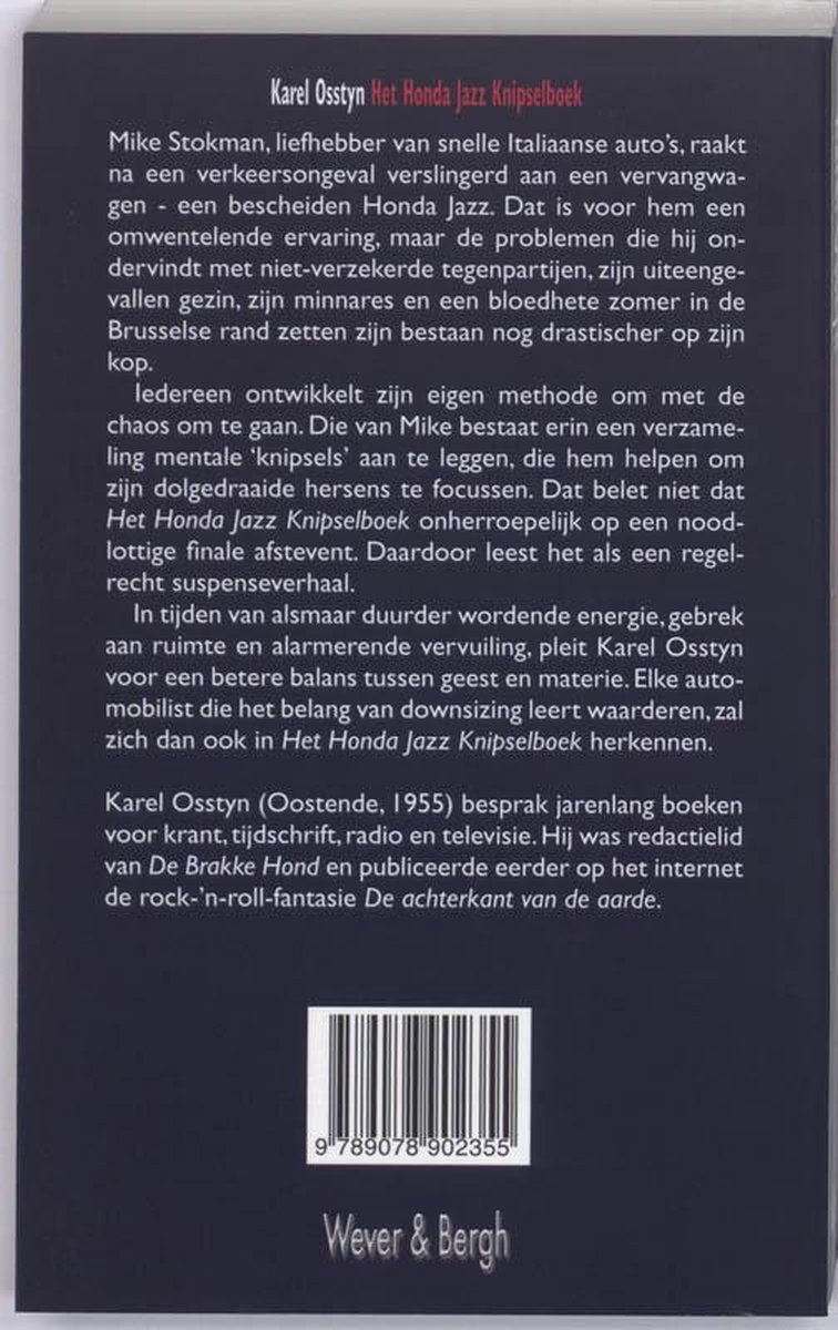 Het Honda Jazz Knipselboek - Karel Osstyn Het Honda Jazz Knipselboek - Karel Osstyn