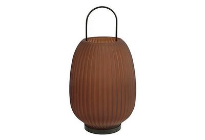 Countryfield Waxinelichtjeshouder Davin - Bruin - Glas - Hoogte 28,5 cm 1075600