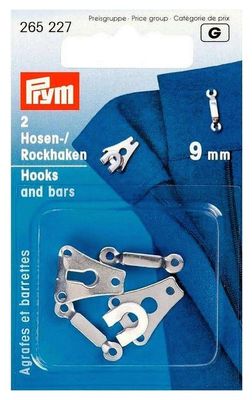 Prym Broekhaken 9 mm - 2 stuks 1056855