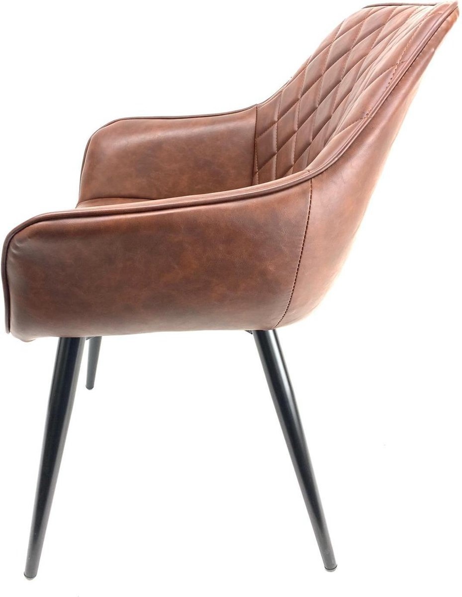 Decostar Eetkamerstoel Cordoba | 60 x 84 cm | Bruin Decostar Eetkamerstoel Cordoba | 60 x 84 cm | Bruin