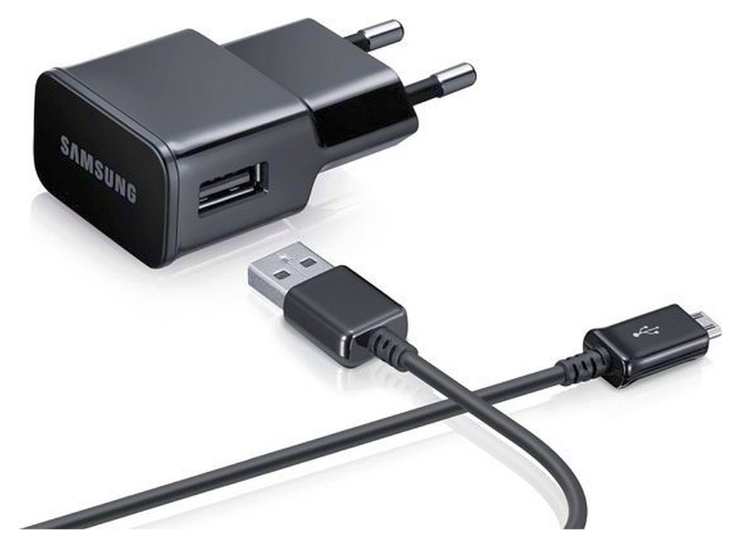 Samsung Micro USB oplader - Zwart Samsung Micro USB oplader - Zwart
