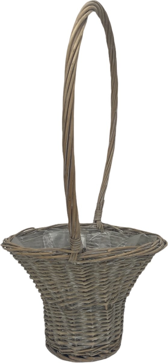 Bloempot Wilg - Grijs - Ø 24 x 48 cm Bloempot Wilg - Grijs - Ø 24 x 48 cm