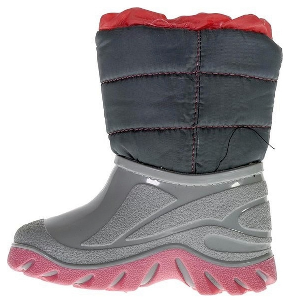 Wintergrip Snowboots - Maat 28-29 - Unisex - grijs/roze Wintergrip Snowboots - Maat 28-29 - Unisex - grijs/roze