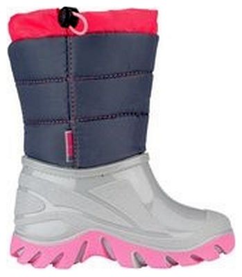 Wintergrip Snowboots - Maat 28-29 - Unisex - grijs/roze 1065184