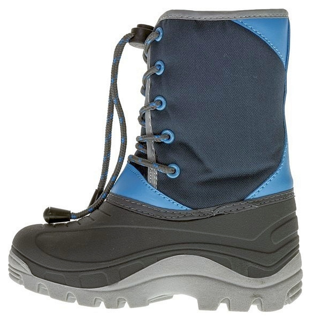 Wintergrip Snowboots - Maat 29-30 - Unisex - Blauw/Grijs Wintergrip Snowboots - Maat 29-30 - Unisex - Blauw/Grijs