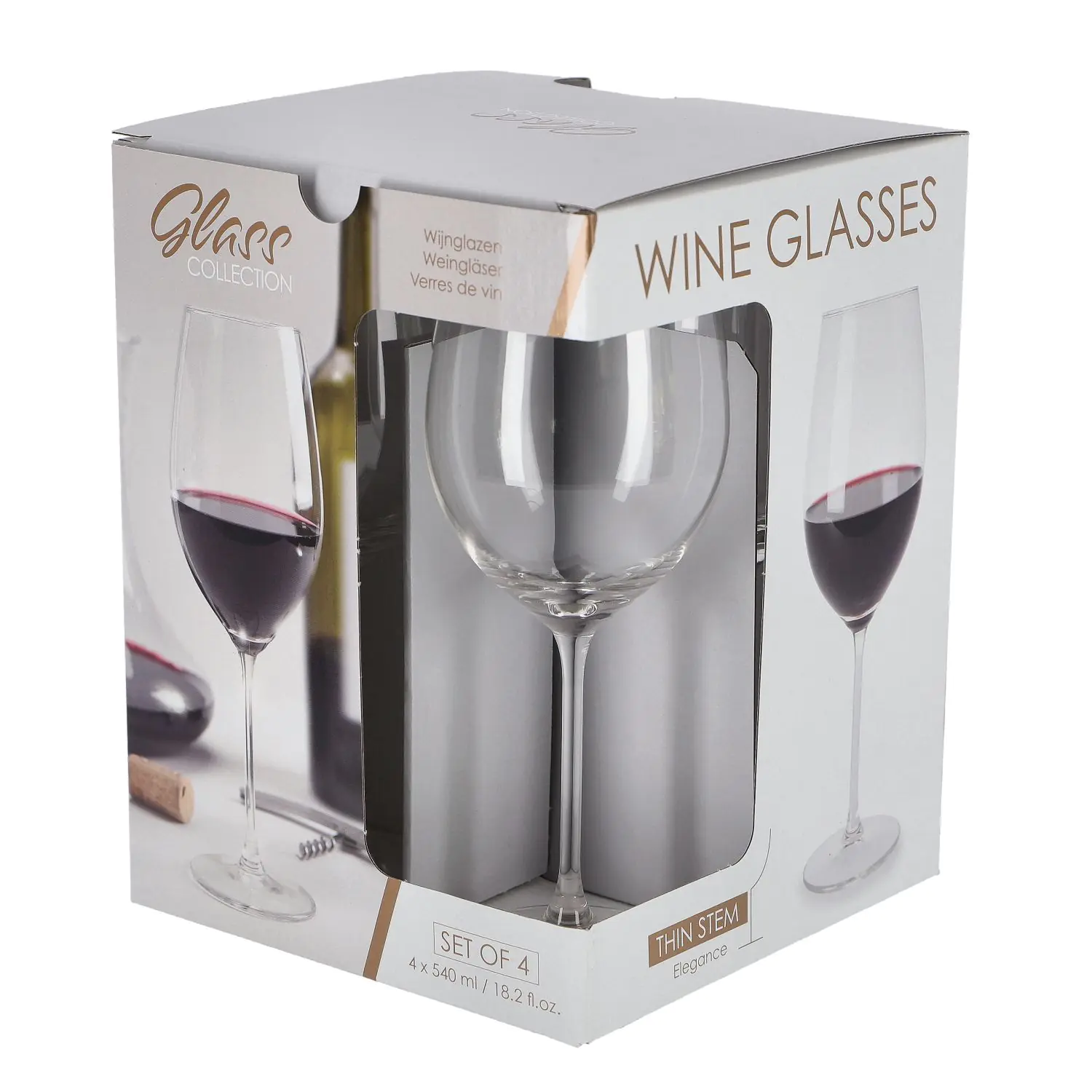 Wijnglas 540 ml - Set van 4 Wijnglas 540 ml - Set van 4